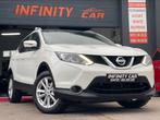 Nissan Qashqai 2014 automaat 131cv 179.143 km 1ste hands, Auto's, Stof, Zwart, 4 cilinders, Wit