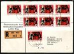Aangetekende enveloppe R987 Oostenrijk, Postzegels en Munten, Verzenden