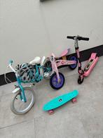 Kinderfiets, elektrische step en skateboard, Fietsen en Brommers, Steps, Ophalen, Gebruikt, Elektrische step (E-scooter), _
