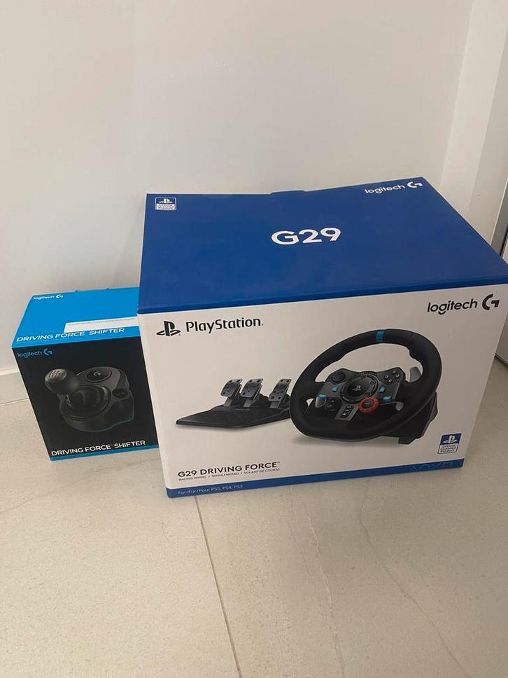 Stuur G29 logitech + shifter, Consoles de jeu & Jeux vidéo, Consoles de jeu | Sony Consoles | Accessoires, PlayStation 3, PlayStation 4