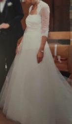 tulle white wedding dress S/36, Almanovia, Ophalen of Verzenden, Wit, Zo goed als nieuw