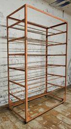Joli rack métallique étagère industrielle orange, Enlèvement