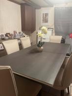 Table a manger +chaise, Maison & Meubles, Massive, Comme neuf, 100 à 150 cm, Rectangulaire