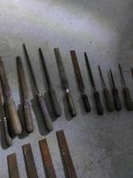 Lot de 23 limes plates, rondes, demi rondes, Bricolage & Construction, Enlèvement ou Envoi, Utilisé