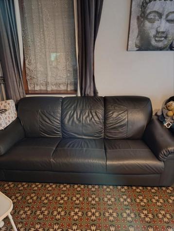 Salon  en cuir, Enlèvement, Comme neuf, Cuir