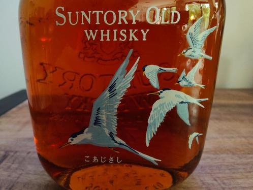 Suntory Old Whisky - Bird Bottle Little Tern - Rare! Limite, Verzamelen, Wijnen, Nieuw, Overige typen, Overige gebieden, Vol, Verzenden