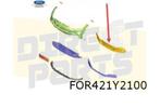 Ford Mustang Mach-E (4/21-) inzet voorbumper (te spuiten) Or, -, -, Nieuw, Ford