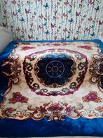 COUVERTURE 2 PERSONNES TOUCHÉ VELOURS, Maison & Meubles, Enlèvement ou Envoi, Comme neuf, Deux personnes, Couverture ou Couette