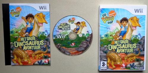 Go Diego Go! Het Grote Dinosaurus Avontuur voor de Wii, Games en Spelcomputers, Games | Nintendo Wii, Zo goed als nieuw, Ophalen of Verzenden