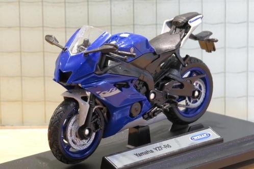 Yamaha YZF R-6 1:18 blue Welly, Hobby & Loisirs créatifs, Voitures miniatures | 1:18, Neuf, Moteur, Welly, Enlèvement ou Envoi