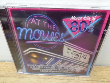 At the Movies CD "Movie Hits of the 80's" [Sweden-2020] beschikbaar voor biedingen