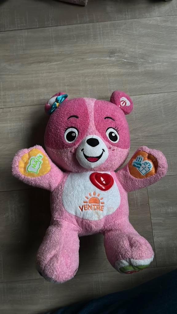 Vtech Nina mon ourson à personnaliser, Kinderen en Baby's, Speelgoed | Knuffels en Pluche, Zo goed als nieuw, Ophalen