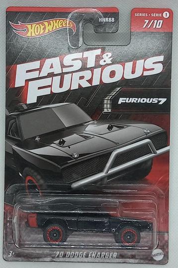 Hotwheels Fast & Furious 70 Dodge Charger Furious 7 beschikbaar voor biedingen