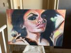 schilderij acryl op canvas, Ophalen