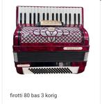 Firotti 80 bass, Muziek en Instrumenten, Accordeons, Ophalen, Gebruikt