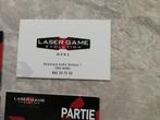 Kaartjes voor lasergames, Tickets en Kaartjes