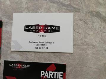 Tickets laser game
