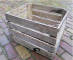 Antieke Houten Bak / Kist - 50x43x33, Huis en Inrichting, Woonaccessoires | Kisten, Ophalen of Verzenden, Zo goed als nieuw
