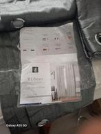 2 mooie gordijnen. Nooit gebruikt., Enlèvement ou Envoi, Neuf, Gris