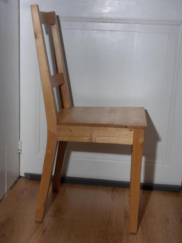 2 Ikea Bertil-stoelen, Huis en Inrichting, Stoelen, Zo goed als nieuw, Twee, Hout, Ophalen
