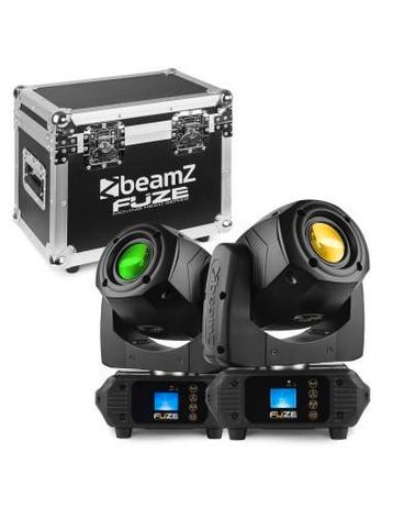 4 x Beamz Fuse 75 W en Flycase, Enlèvement, Utilisé