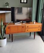 Prachtig vintage teakhouten TV-meubel / lowboard, Huis en Inrichting, Kasten |Televisiemeubels, Ophalen of Verzenden, Zo goed als nieuw