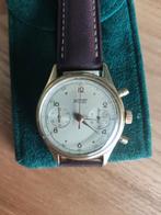 Chrono Fludo 36mm plaqué or, Handtassen en Accessoires, Horloges | Antiek, Ophalen of Verzenden, Goud, Breitling