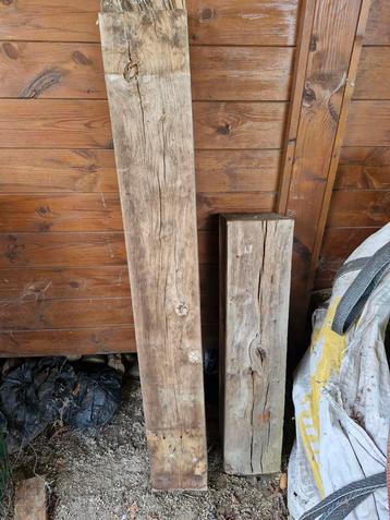 Eiken balken 190190, Doe-het-zelf en Bouw, Hout en Planken, Ophalen, Eiken