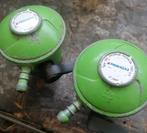 2 gasfleskoppelingen, Ophalen of Verzenden, Gebruikt
