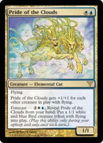 Pride of the Clouds - DIS - MTG - EX, Hobby en Vrije tijd, Verzamelkaartspellen | Magic the Gathering, Ophalen of Verzenden
