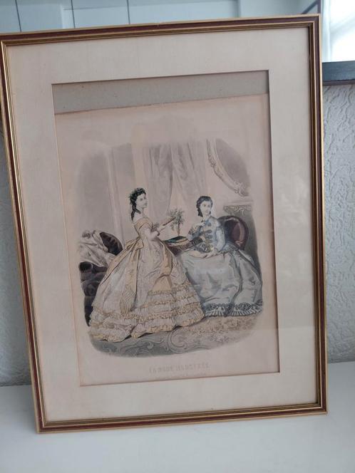 Modekader la mode illustrée, Antiek en Kunst, Curiosa en Brocante, Ophalen of Verzenden