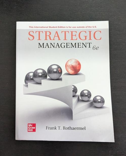 Strategic Management, Livres, Livres scolaires, Comme neuf, Économie d'entreprise, Autres niveaux, Enlèvement ou Envoi