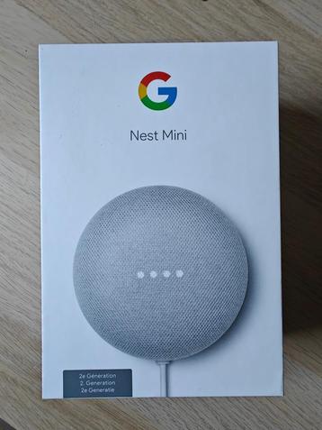 Google Nest Mini Smart Speaker - Grijs (2de Generatie) beschikbaar voor biedingen