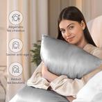 Kussensloop van zijde SNELLE GRATIS LEVERING, Huis en Inrichting, Woonaccessoires | Kussens, Overige kleuren, -, Verzenden, -