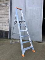 Petry 1x6 alu trapladder (professioneel), Doe-het-zelf en Bouw, Ladders en Trappen, 2 tot 4 meter, Gebruikt, Ophalen of Verzenden