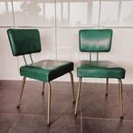 Paar Acior stoelen (Luik) jaren 60 - 70, Gebruikt, Ophalen of Verzenden