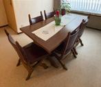 Tafel let 6 stoelen, Huis en Inrichting, Complete eetkamers, Ophalen, Gebruikt