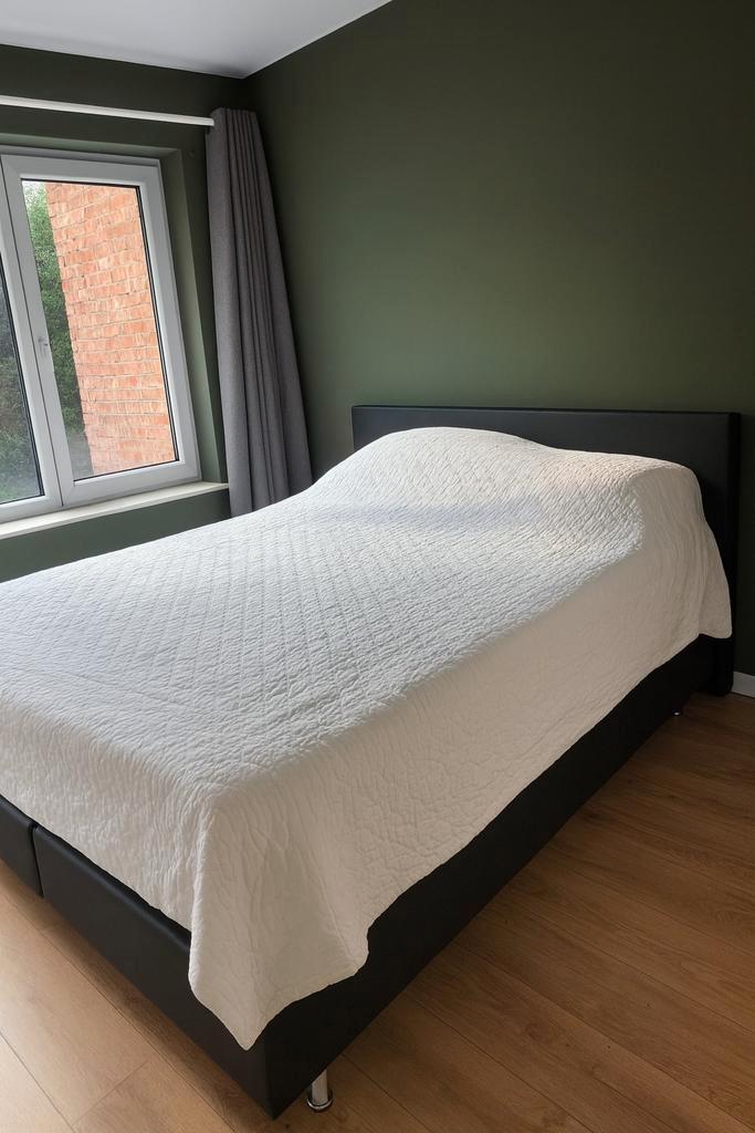 Boxspring, Huis en Inrichting, Slaapkamer | Boxsprings, 180 cm, Zwart, Ophalen