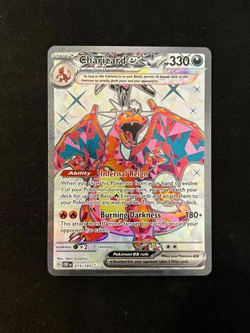 Charizard Ex 215/197 beschikbaar voor biedingen
