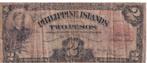 Philippines, 2 pesos, 1918, Timbres & Monnaies, Billets de banque | Asie, Asie orientale, Envoi, Billets en vrac