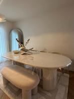 Mortex wit eettafel, Huis en Inrichting, Tafels | Eettafels, Ophalen, 100 tot 150 cm, 200 cm of meer, Zo goed als nieuw