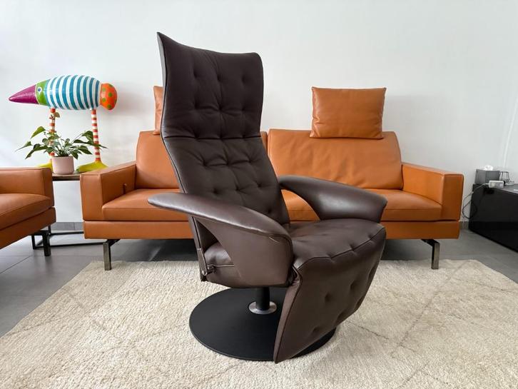 Jori Square Mono-Move Relax (Showroomstaat), Huis en Inrichting, Fauteuils, Zo goed als nieuw, Leer, Ophalen of Verzenden