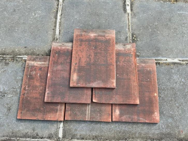 Tuile plate, Doe-het-zelf en Bouw, Dakpannen en Dakbedekking, Nieuw, Dakpannen, Steen of Klei, Rood, Ophalen