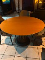 Beukenhouten tafel met verlengstuk, Huis en Inrichting, Ophalen, Gebruikt, Ovaal