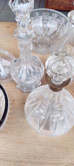 Set karaffen / vazen en kommen glas en kristal, Enlèvement ou Envoi