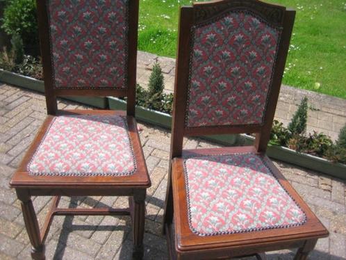 2 nieuw beklede stoelen, Huis en Inrichting, Stoelen, Zo goed als nieuw, Ophalen of Verzenden