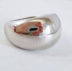 Mooie twee keer zo mooie ring, Ophalen of Verzenden, Zo goed als nieuw, Zilver, Zilver