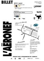 Ticket dEUS - Aéronef, Lille - jeu. 12 mars 2026, Une personne, Mars, Rock of Poprock