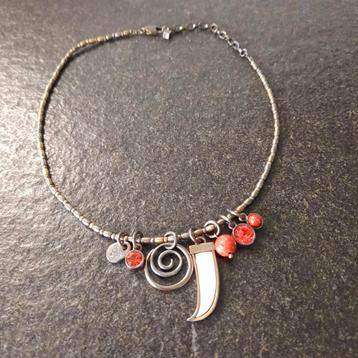 Halsketting van Dyrberg Kern oranje  beschikbaar voor biedingen