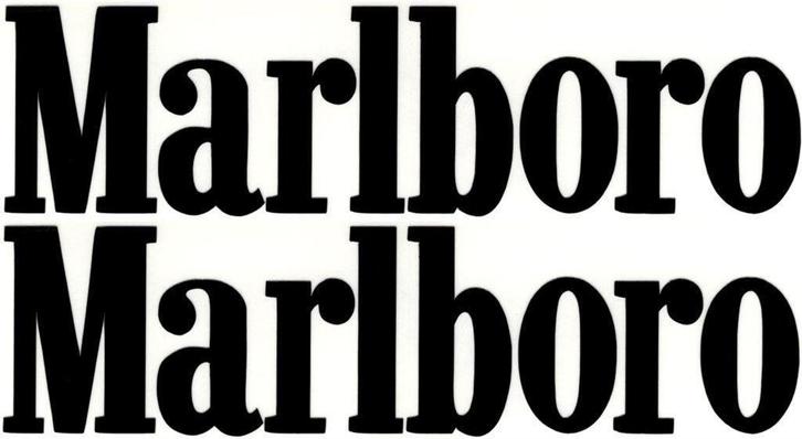 Marlboro sticker set #4, Motoren, Accessoires | Stickers, Verzenden
